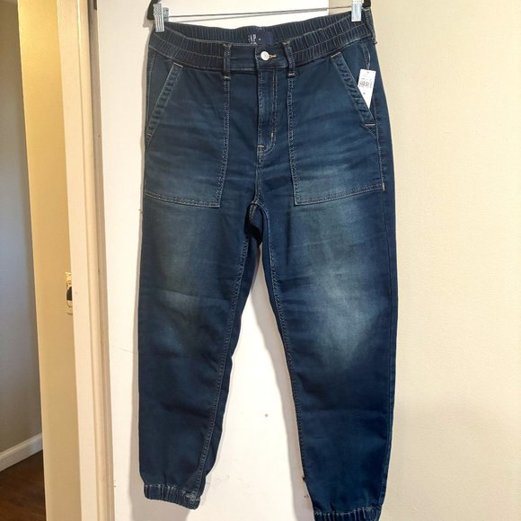 Gap High rise knit women jogger jeans Size Medium - Picture 2 of 12